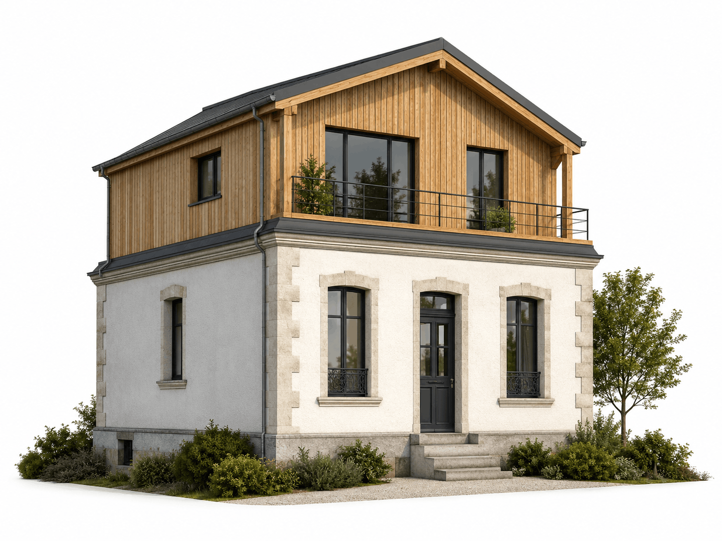 Surélévation extension bois Boistech (2) (1)